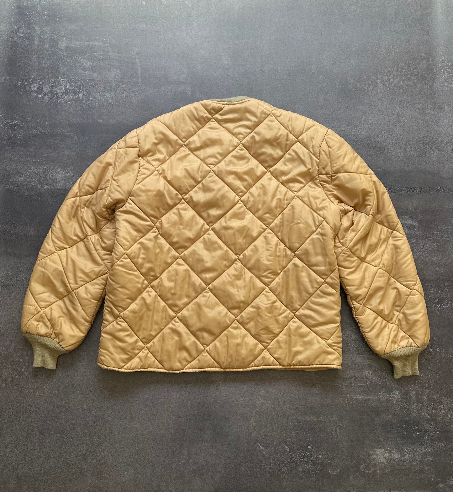 Vintage Puffer Jacket - Golden