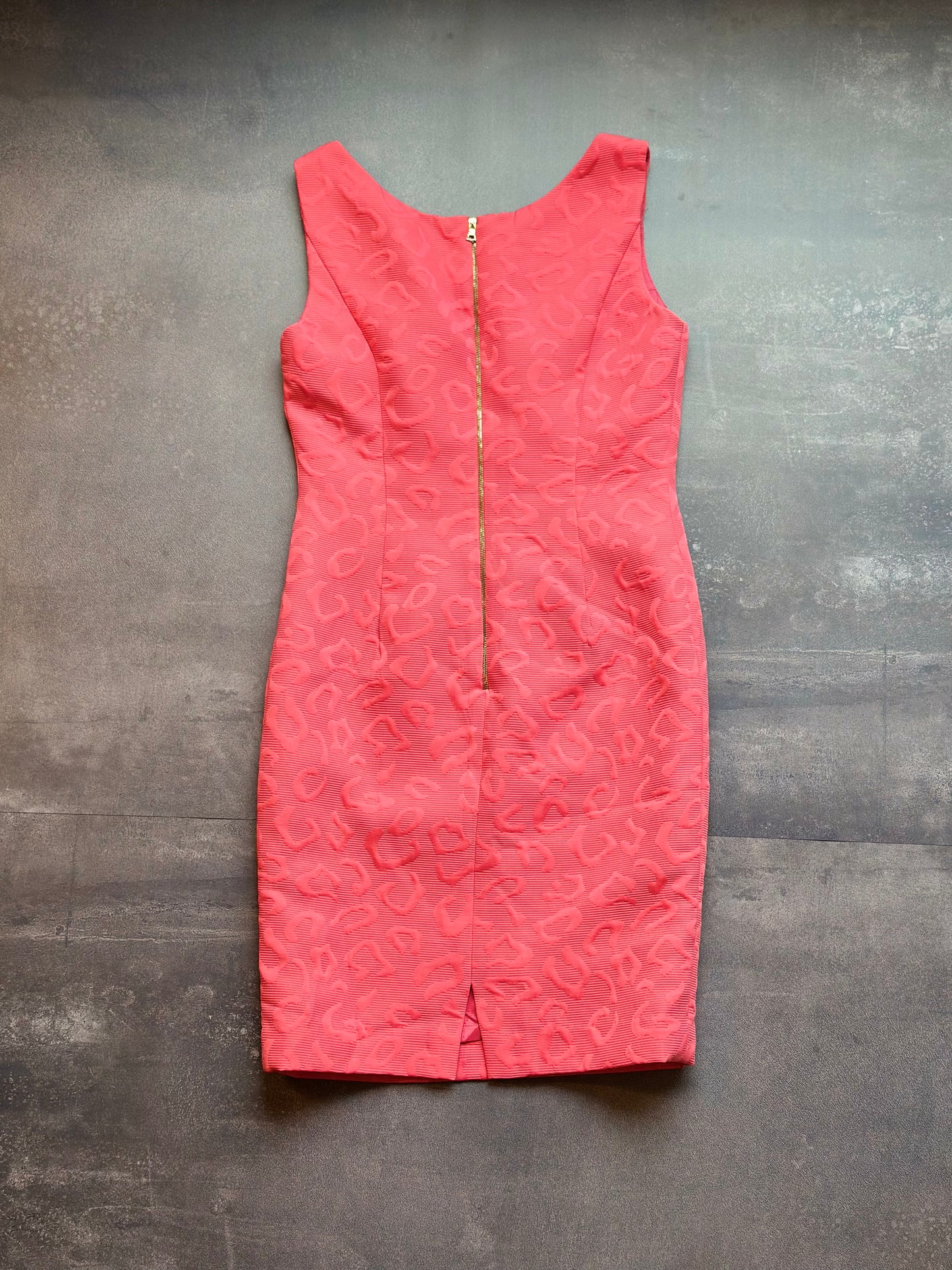 Designer Kay Unger Hot Pink Dress