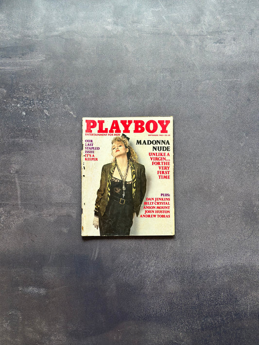 Vintage Playboy "Madonna" - September 1985