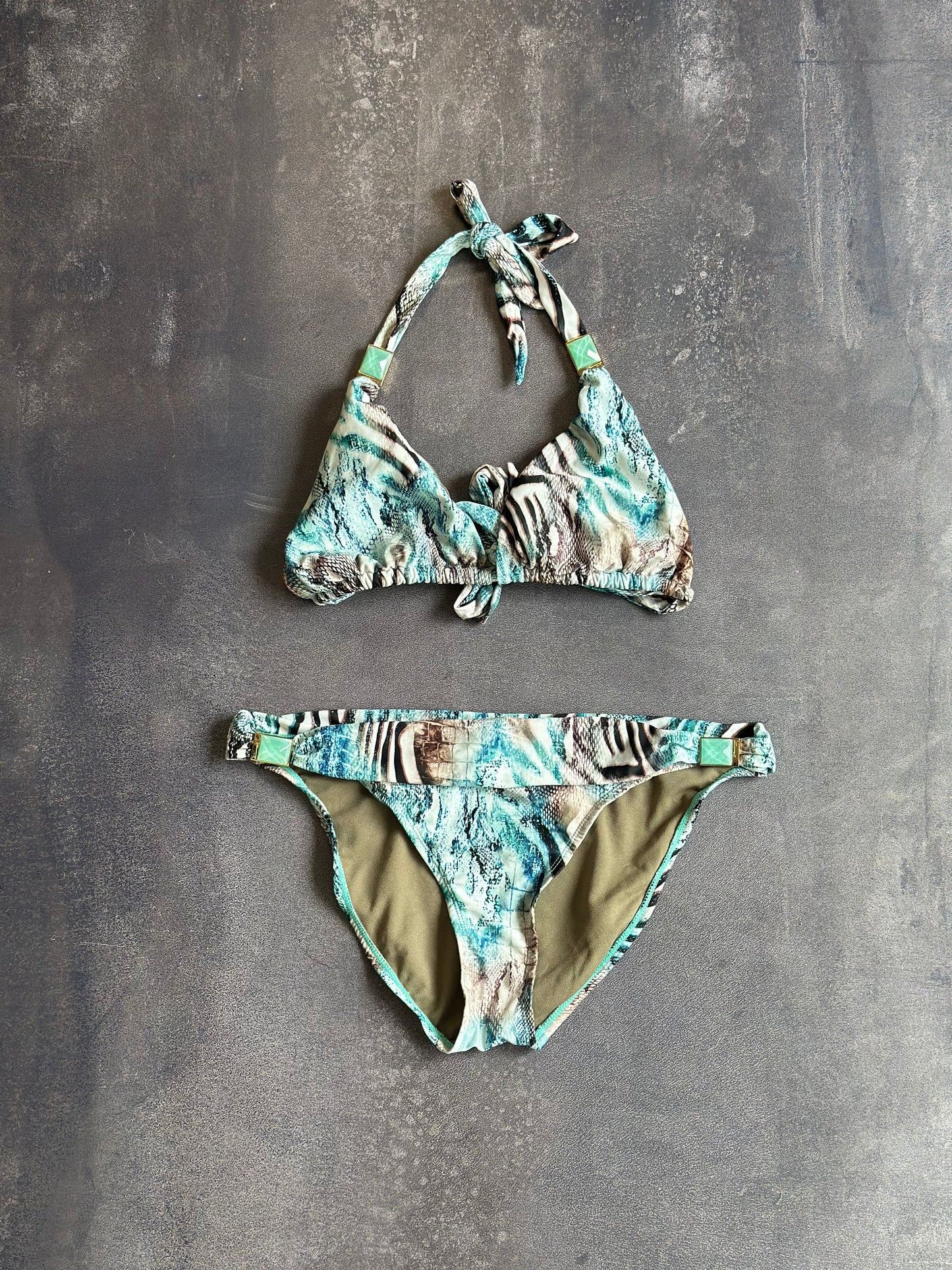 Designer Vix Blue Gem Bikini