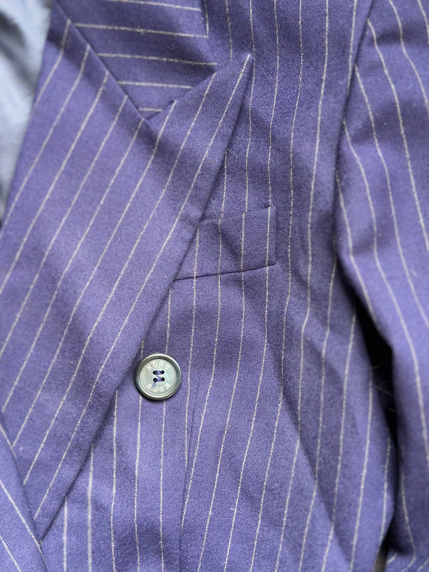 Vintage KORS Blue Pinstriped Blazer