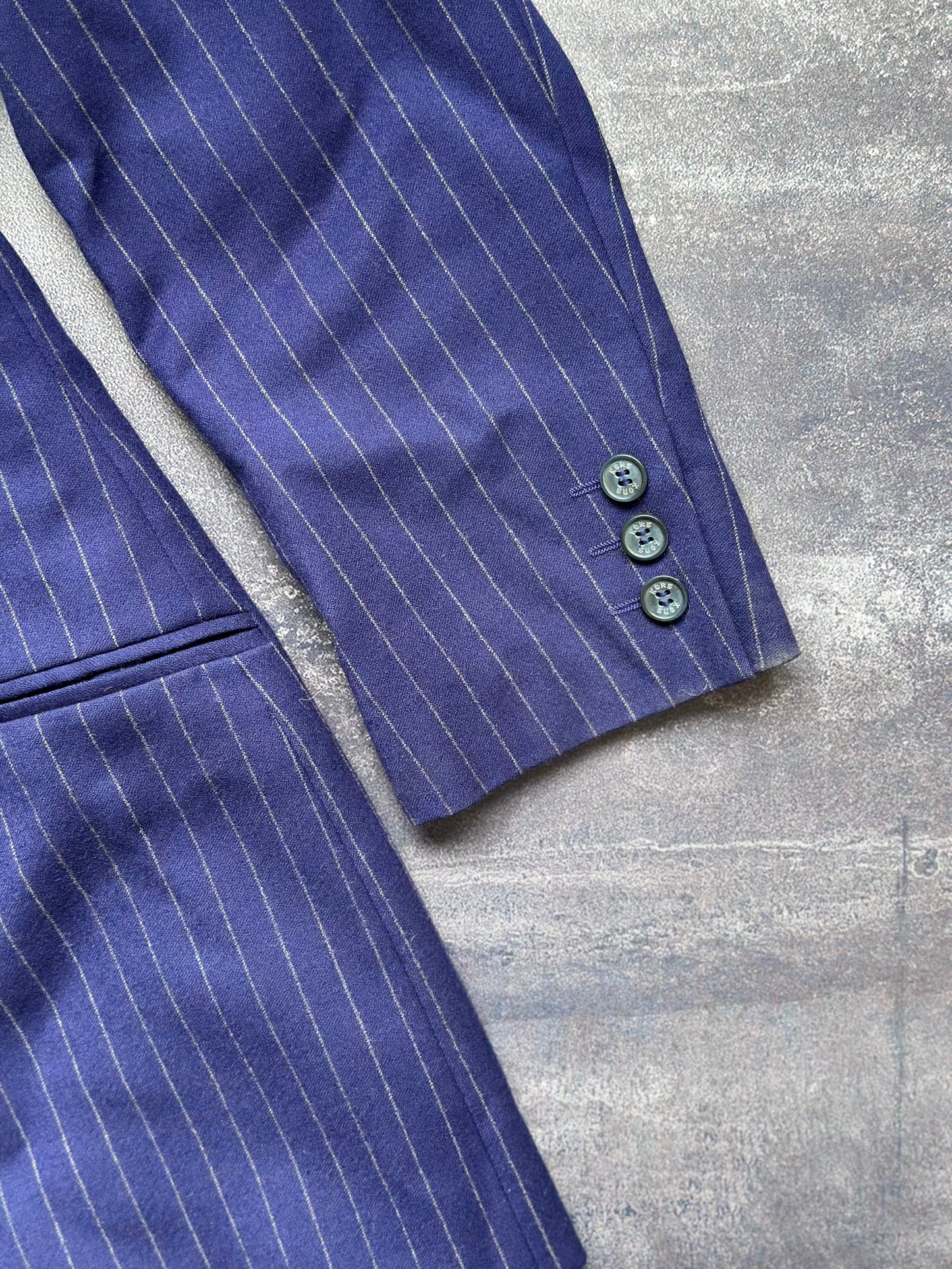 Vintage KORS Blue Pinstriped Blazer