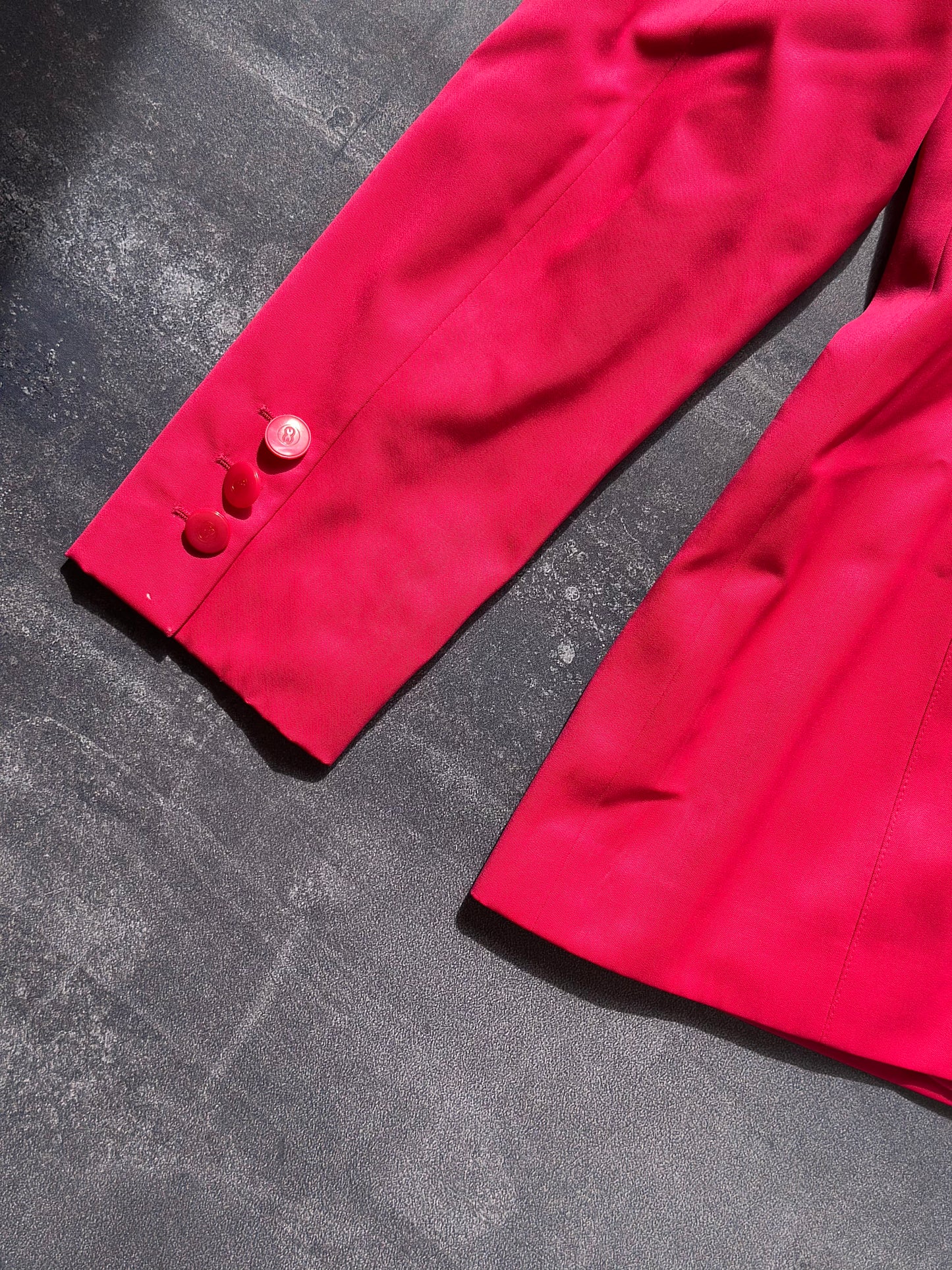 Vintage / Designer Escada Hot Pink Pant Suit