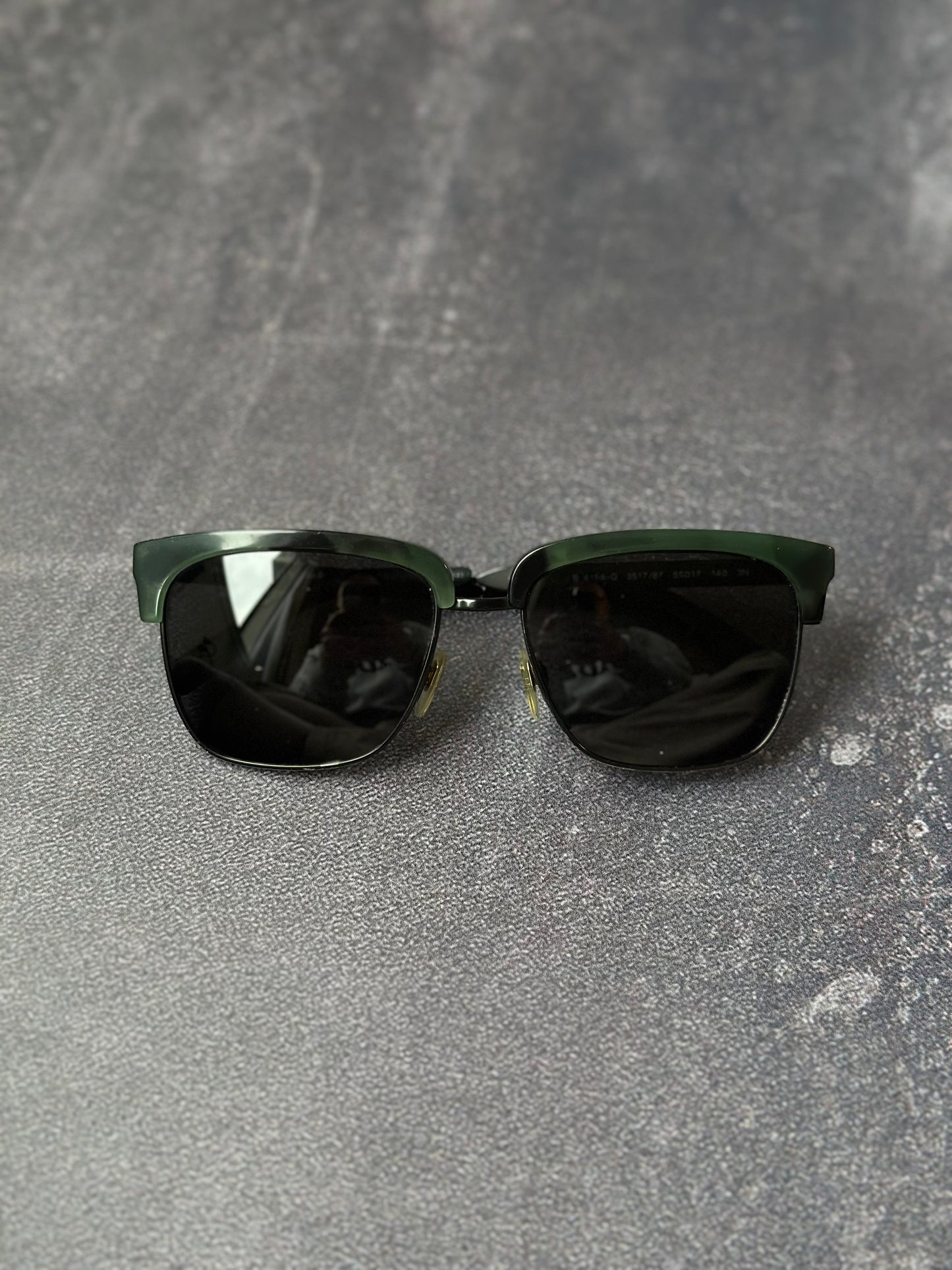 Designer Burberry Green / Black Sunglasses