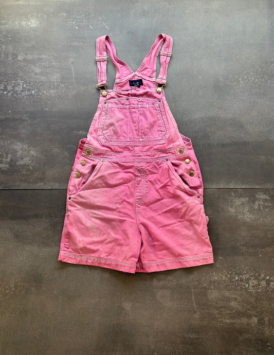 Vintage Pink Overalls (shorts)