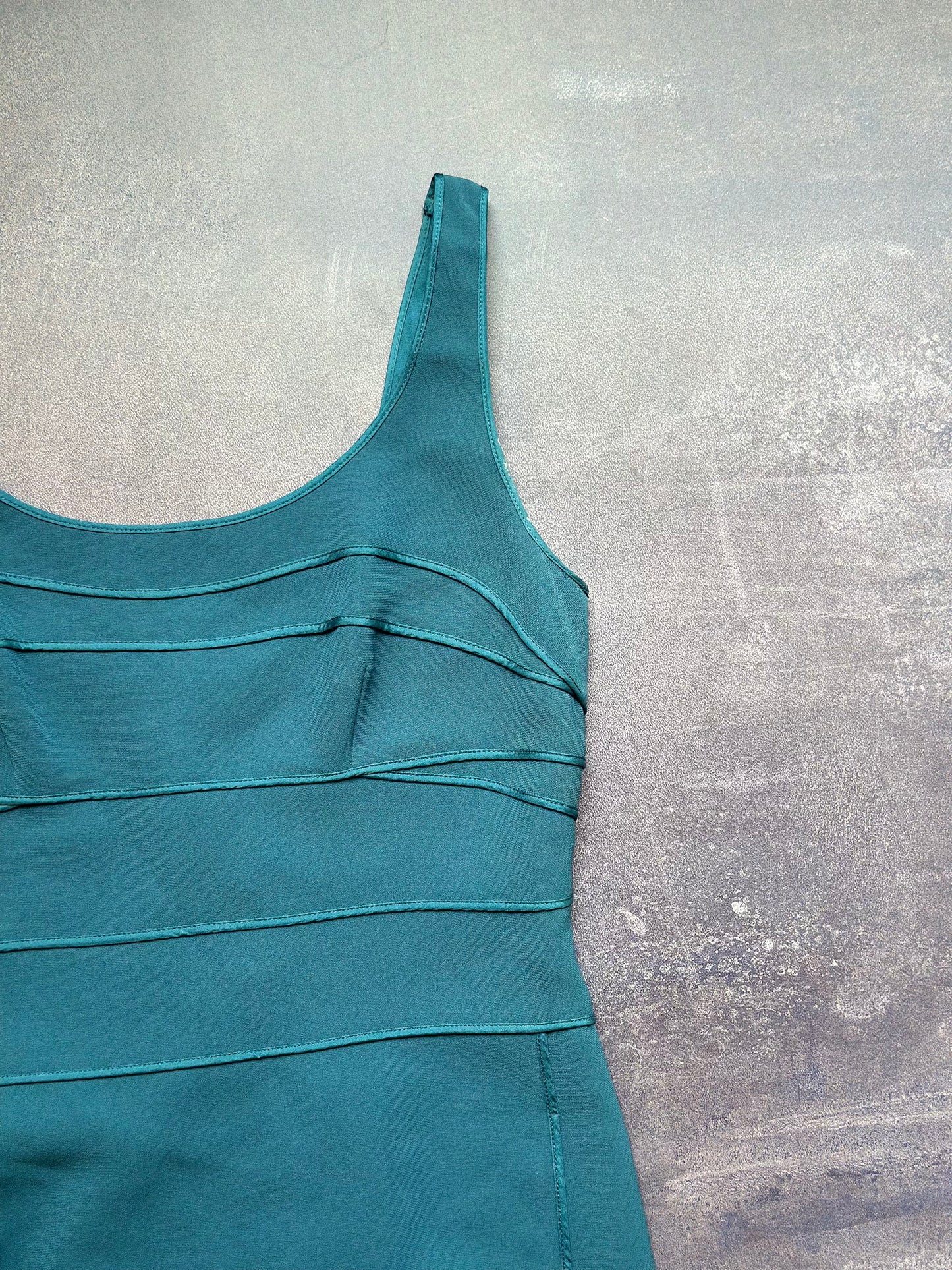 Designer Narciso Rodriguez Teal Mini Dress
