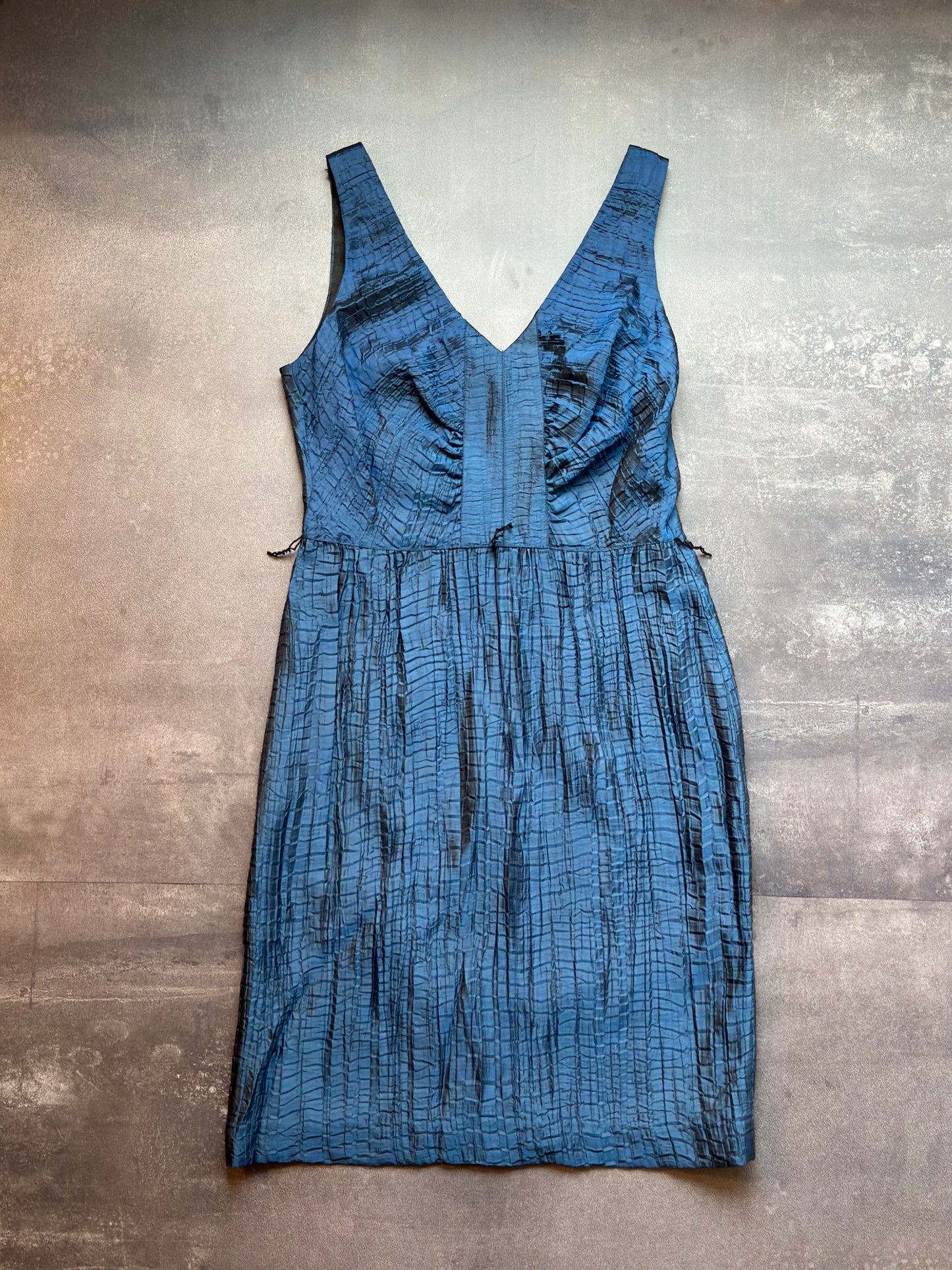 Designer Kay Unger Blue Mini Dress w/ Tags