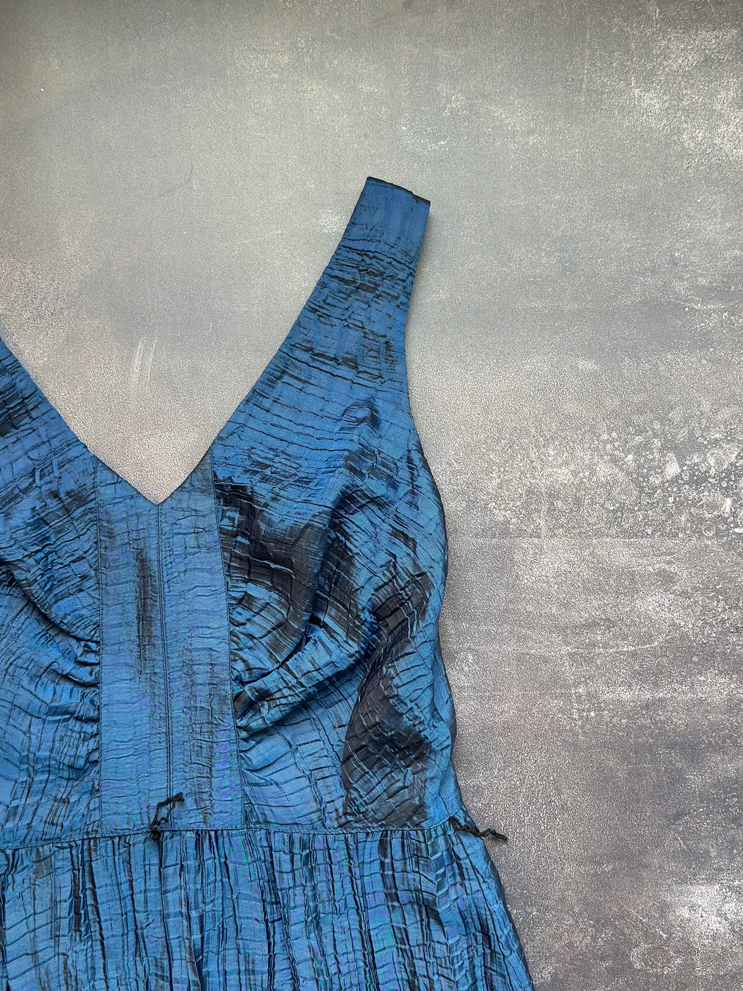 Designer Kay Unger Blue Mini Dress w/ Tags
