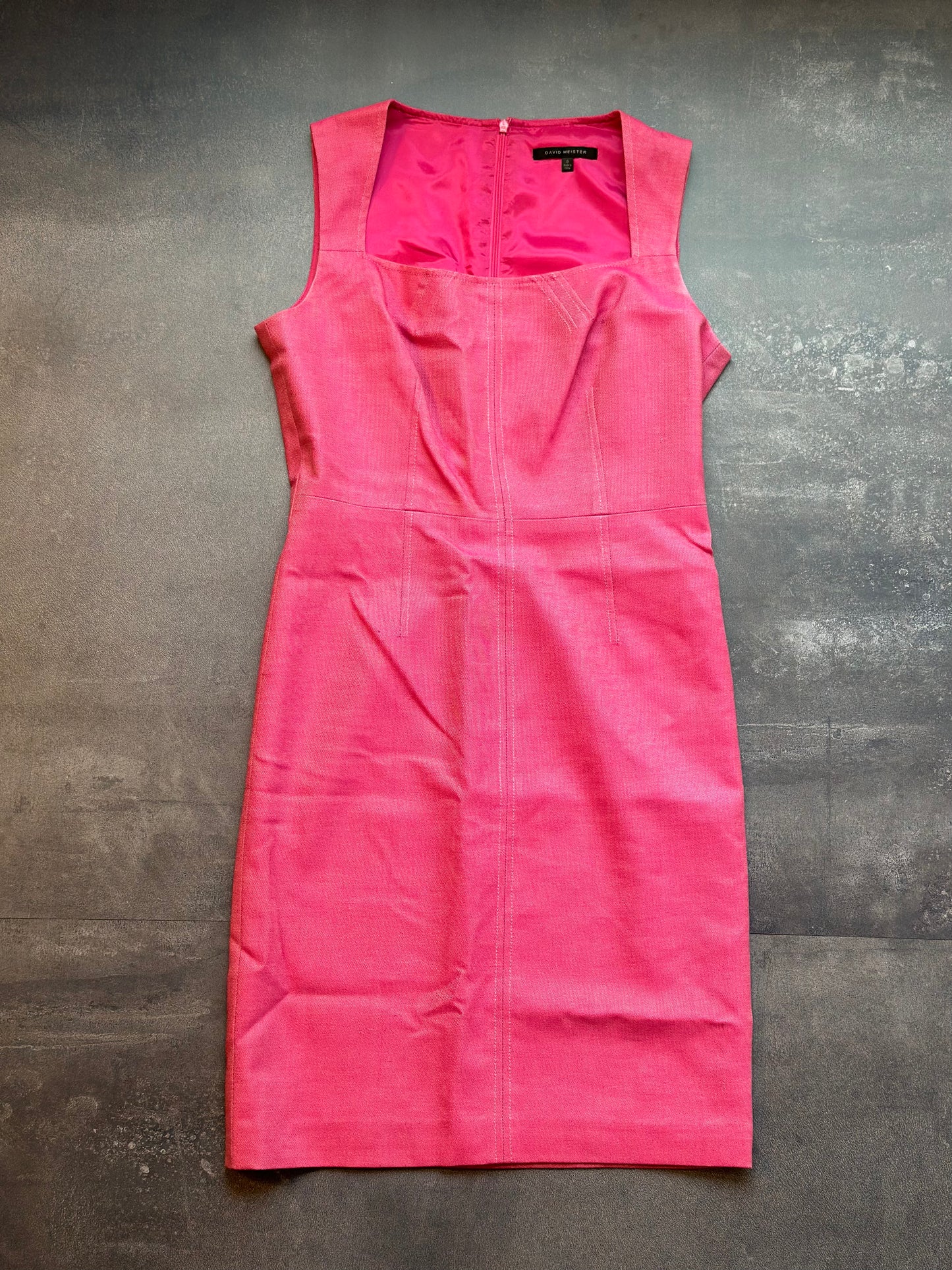 Designer David Meister Pink Mini Dress