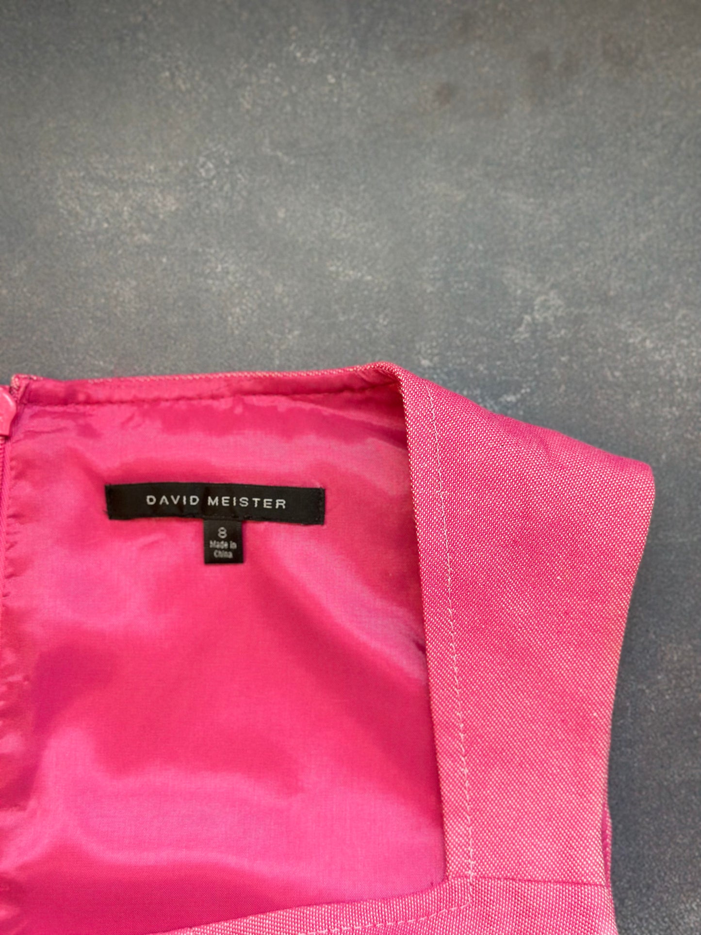 Designer David Meister Pink Mini Dress