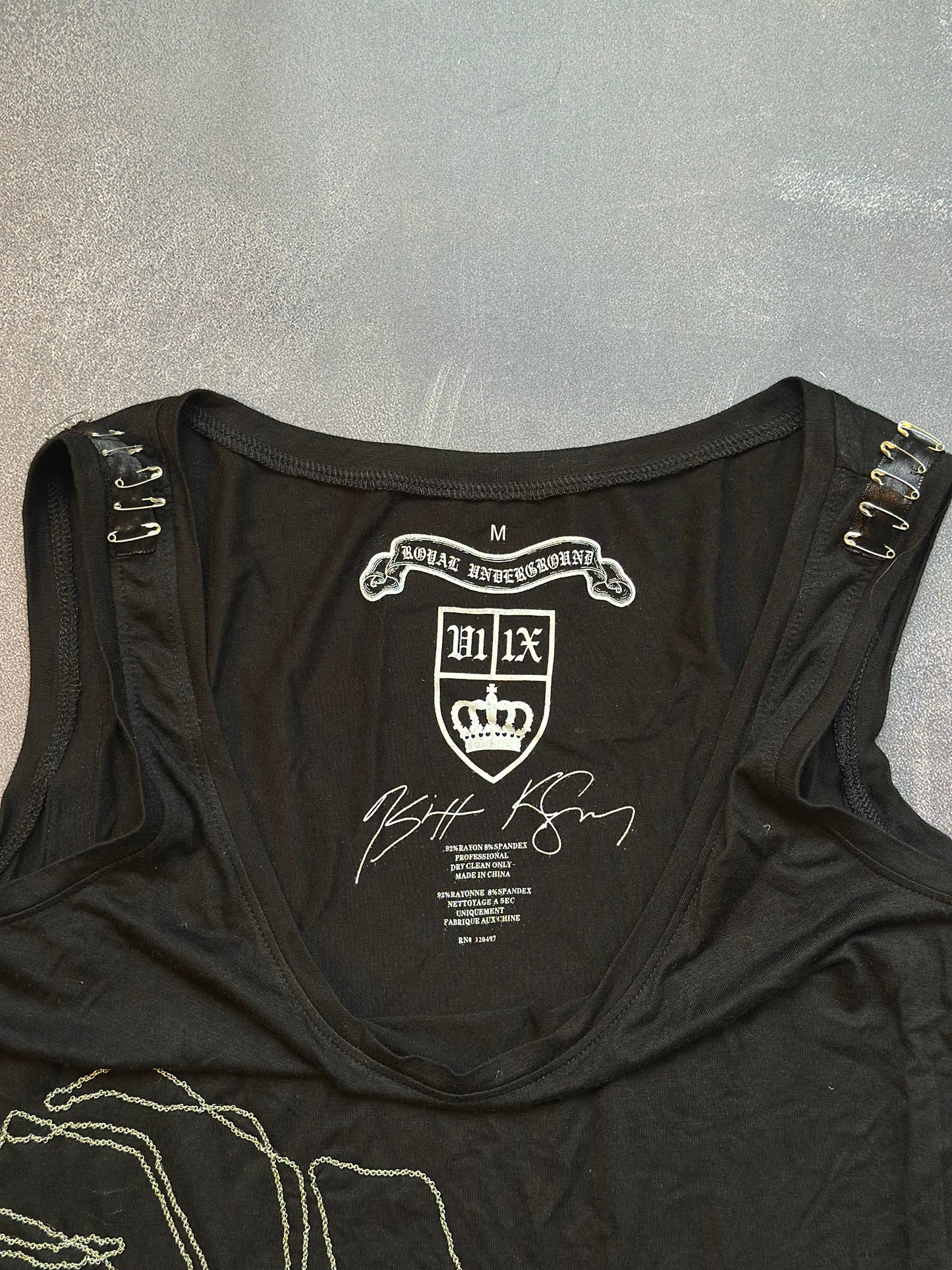 Designer Royal Underground Black Mini Dress