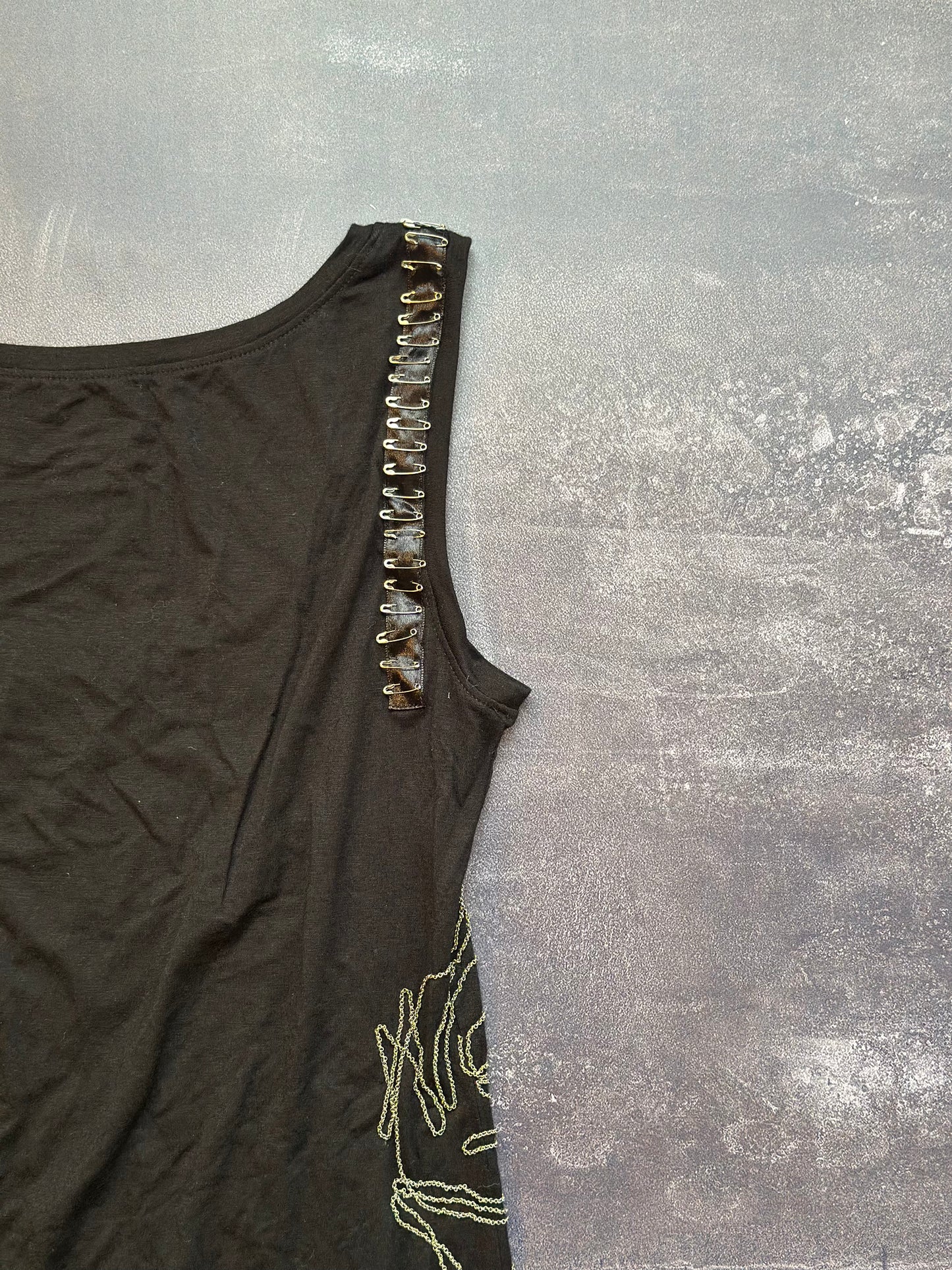 Designer Royal Underground Black Mini Dress