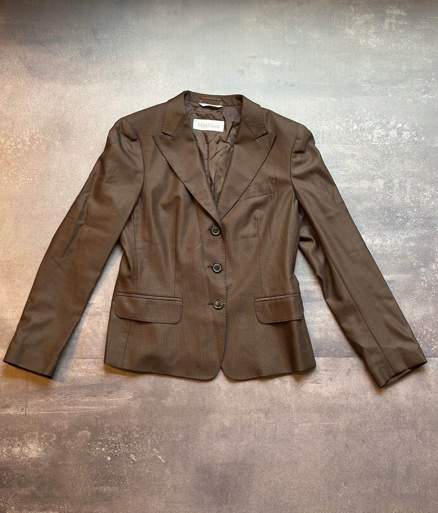 Designer Max Mara Brown Blazer