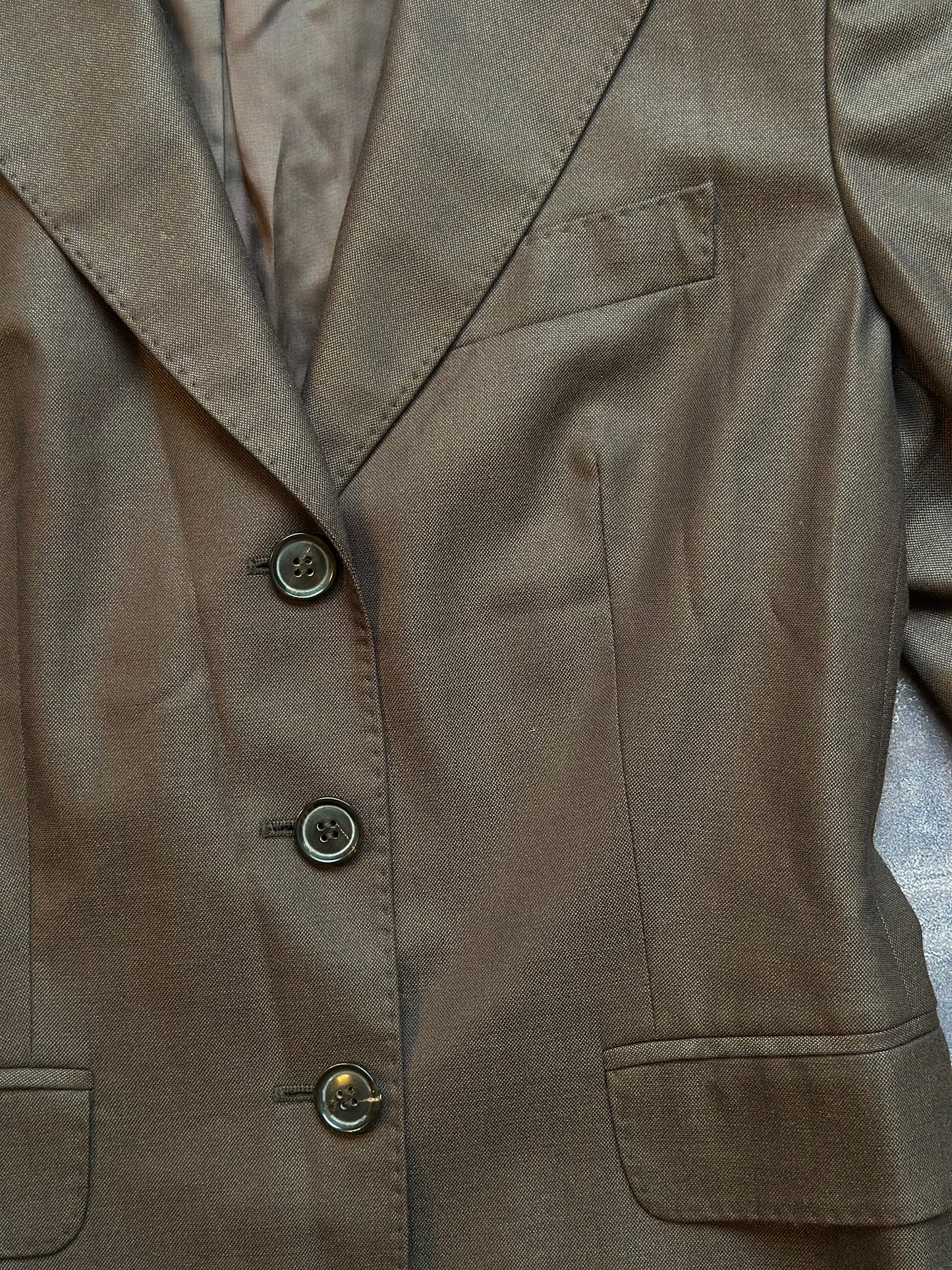 Designer Max Mara Brown Blazer
