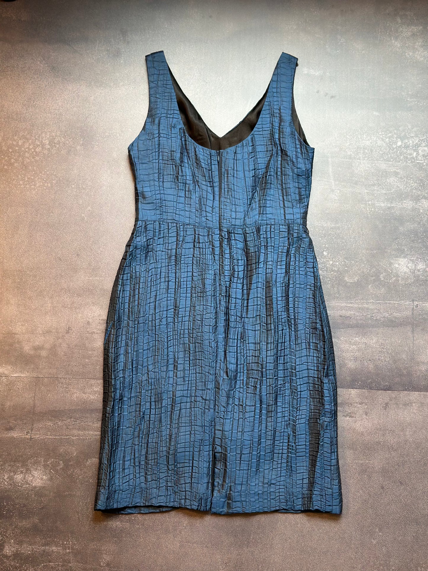 Designer Kay Unger Blue Mini Dress w/ Tags