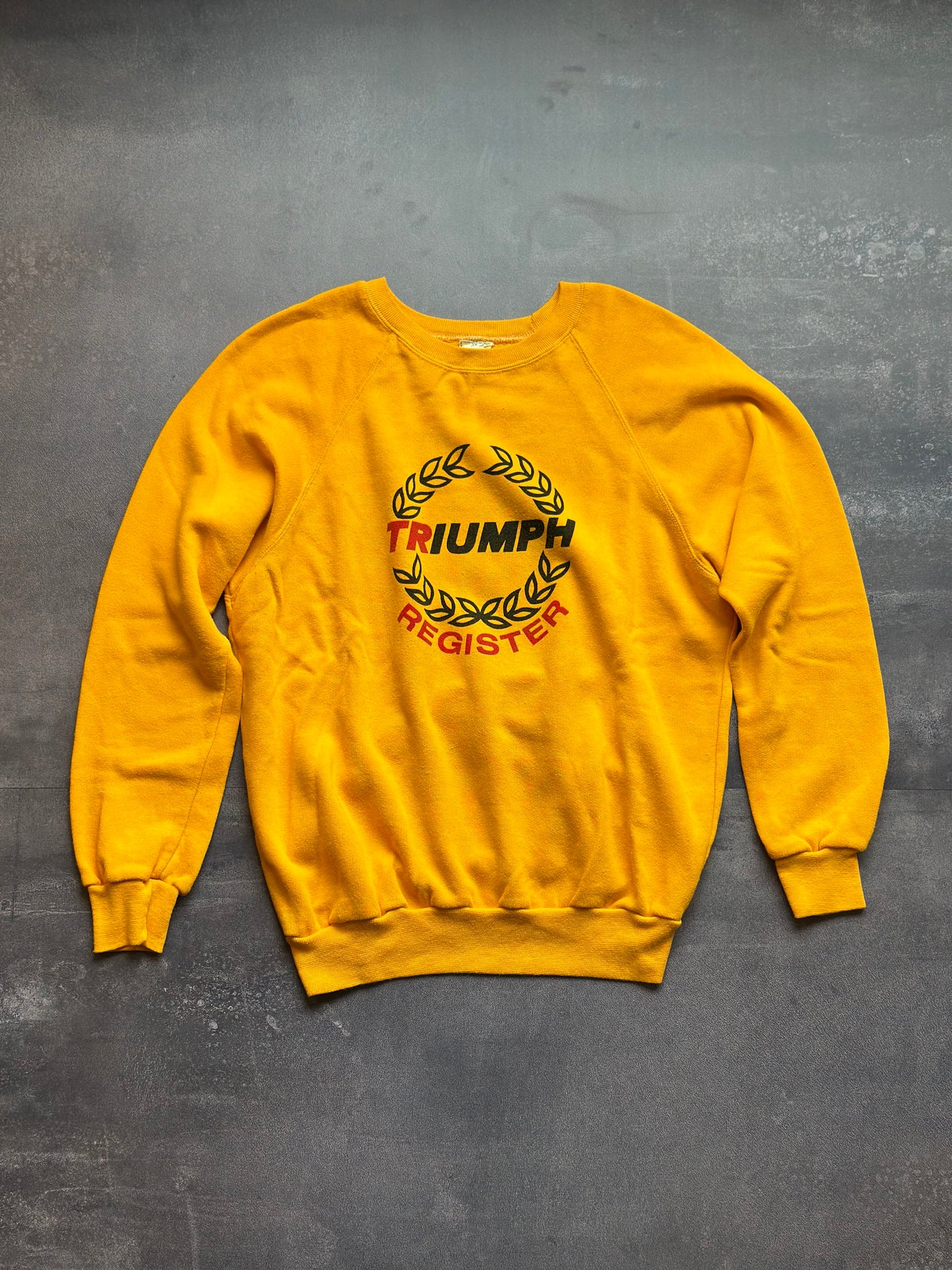 Vintage Triumph Yellow Sweatshirt
