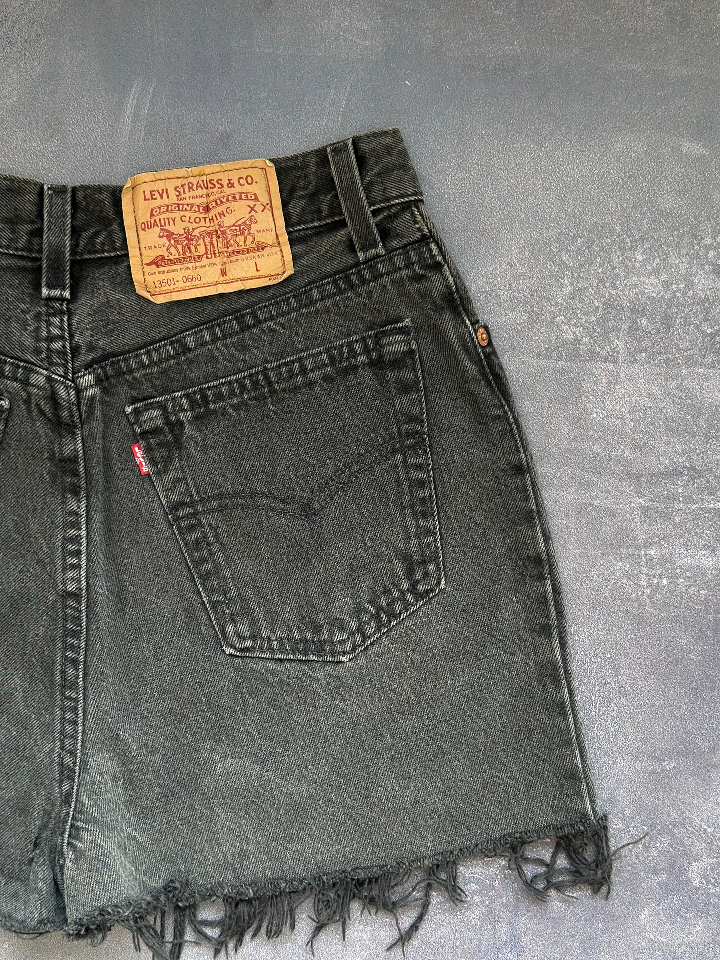 Vintage Levi’s Black 1980s Shorts