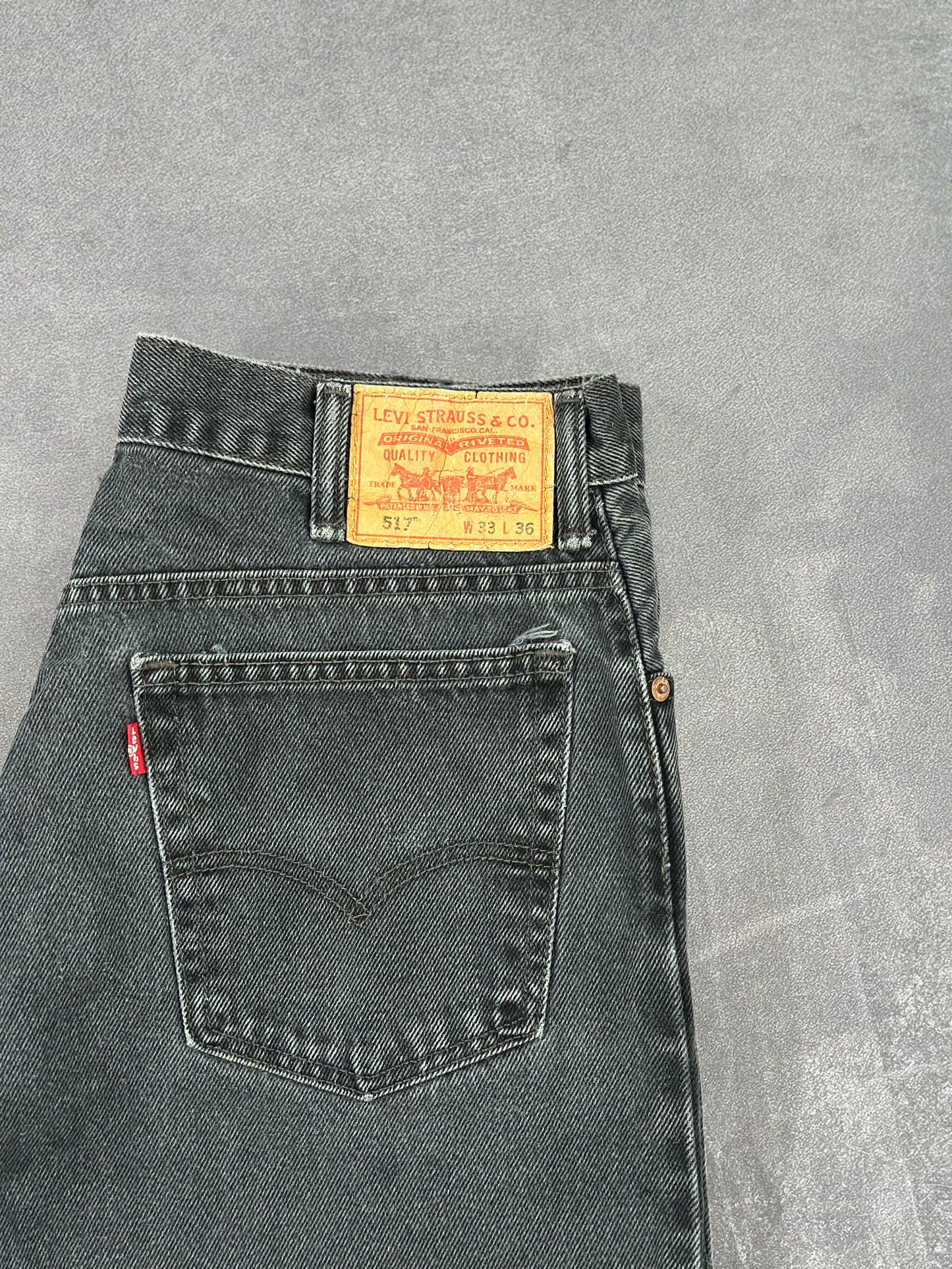 Vintage Levi’s shorts faded black  517
