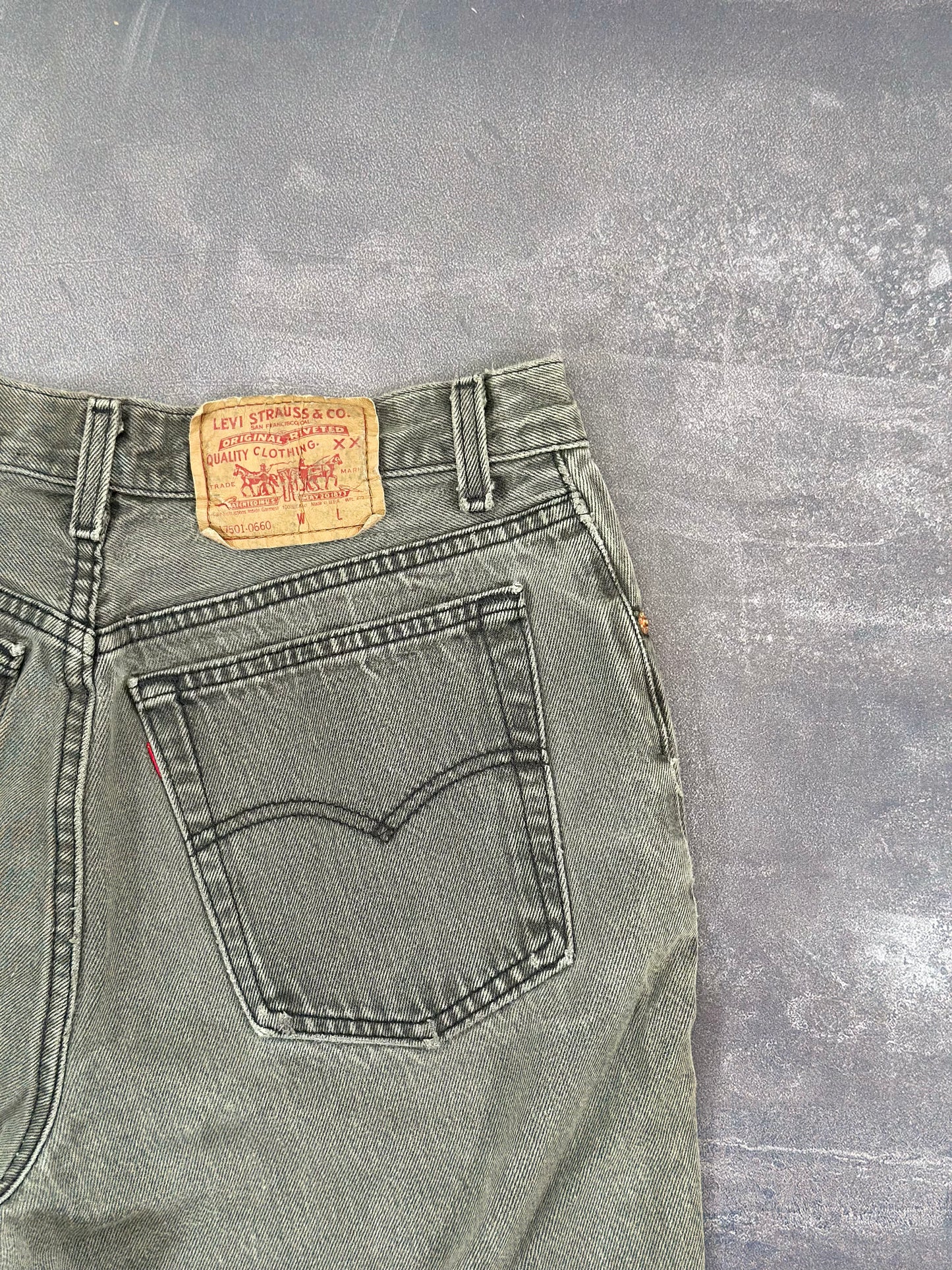 Vintage Levi’s 501 Grey - 1981
