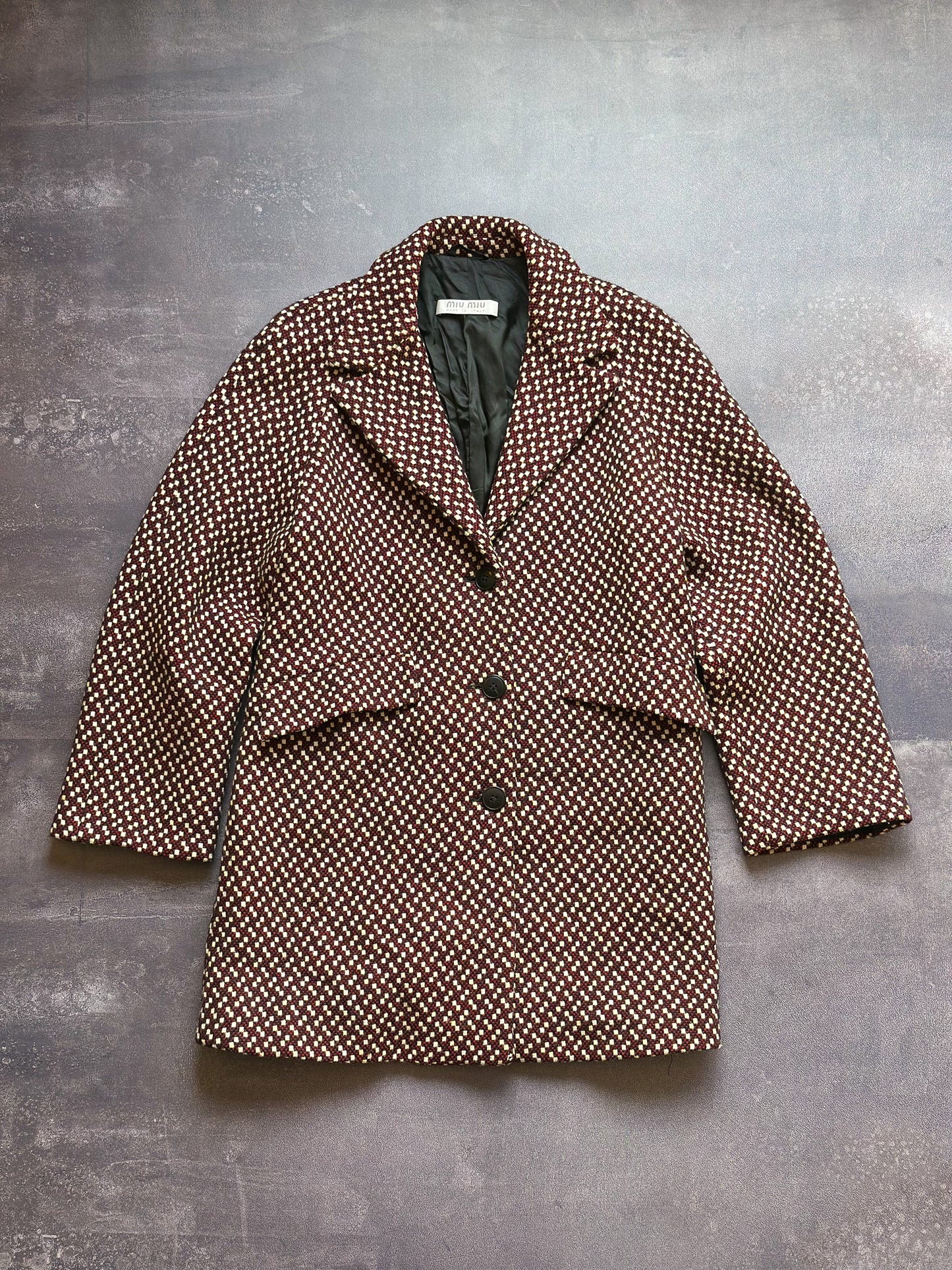 Designer Miu Miu Wool Coat